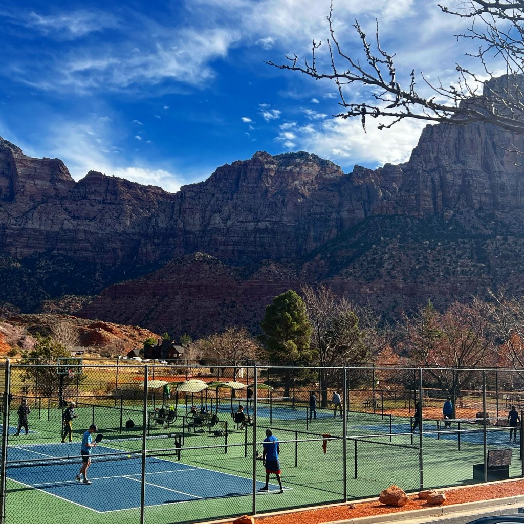 Pickleball in Springdale, Utah